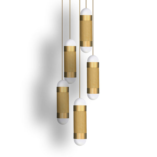 The LOOM 5 Pendant Cascade Light is one of Arcform’s designer pendant lights, supplied by South Charlotte Fine Lighting