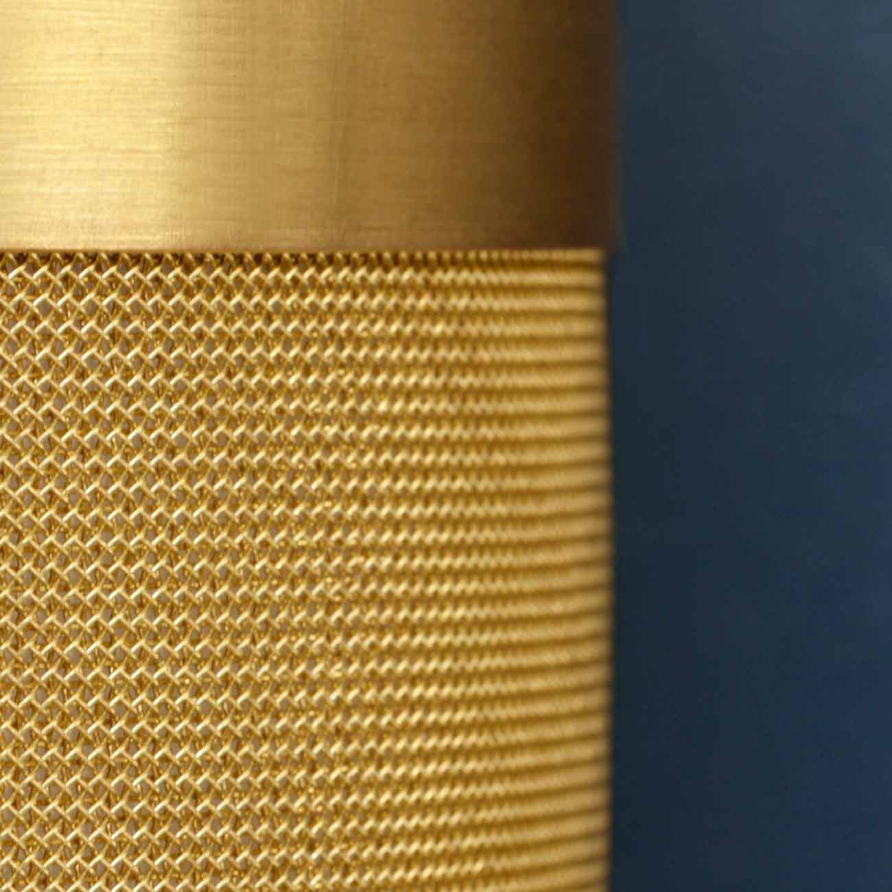 Brass weave detail on the LOOM Cluster Pendant Light, supplied by South Charlotte Fine Lighting