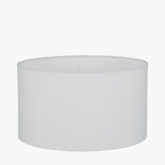 The Henry lamp shade white is available in 30cm, 35cm, 40cm and 45cm diameters and is sold by South Charlotte Fine Lighting