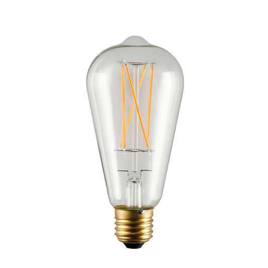 The Leo ST64 LED Light Bulb with an E27 Edison Screw fitting sold by South Charlotte Fine lighting