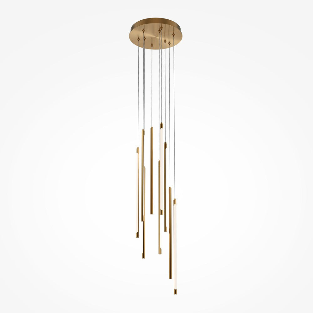 Light stick Pendant Lamp With Brass Styling-Maytoni-South Charlotte Fine Lighting