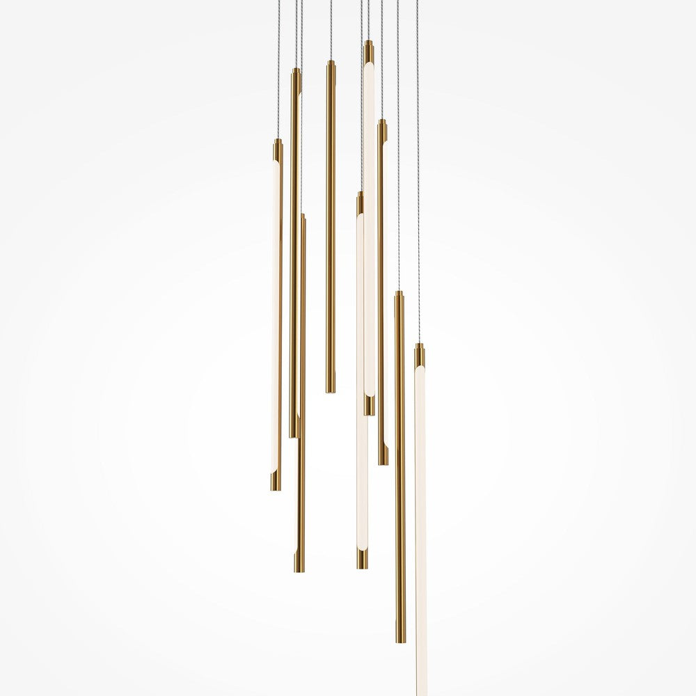 Light stick Pendant Lamp With Brass Styling-Maytoni-South Charlotte Fine Lighting