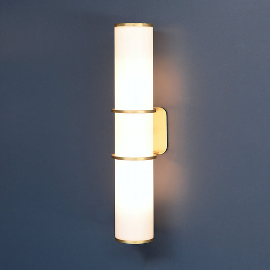 The minimalist Lucerna wall light from Arcform can be used in corridors, living rooms and bathrooms – it’s supplied by South Charlotte Fine Lighting.