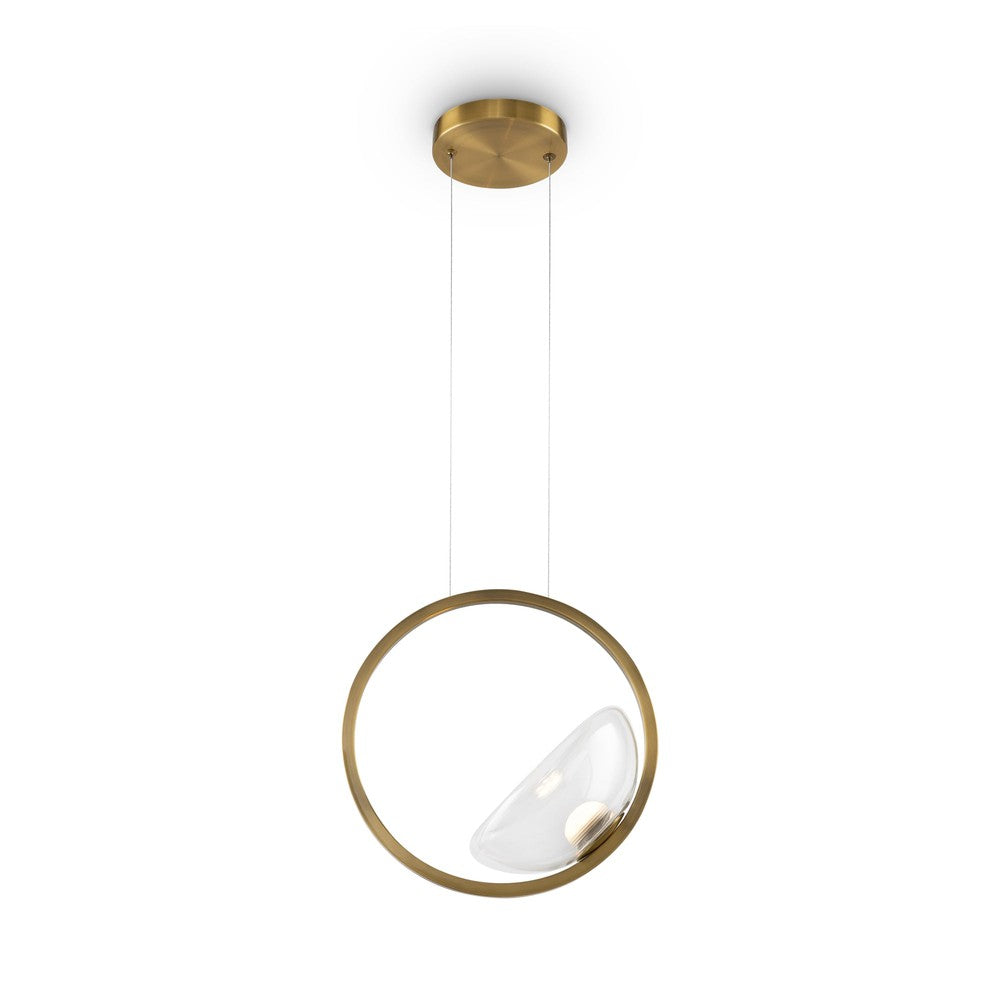 Lunare Pendant Lamp With Brass Styling-Maytoni-South Charlotte Fine Lighting