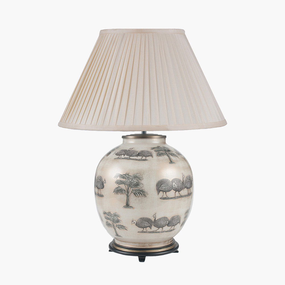 Luxury table lamp by Jenny Worrall with empire shade