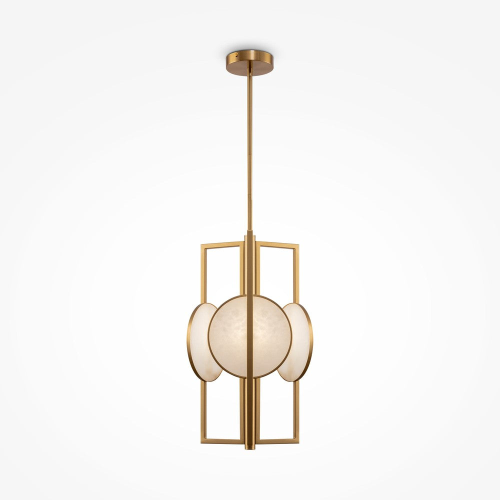 Marmo Chandelier With Gold Styling - Single Light-Maytoni-South Charlotte Fine Lighting