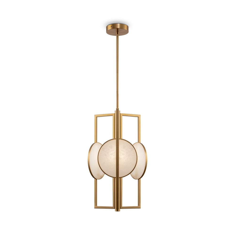 Marmo Chandelier With Gold Styling - Single Light-Maytoni-South Charlotte Fine Lighting