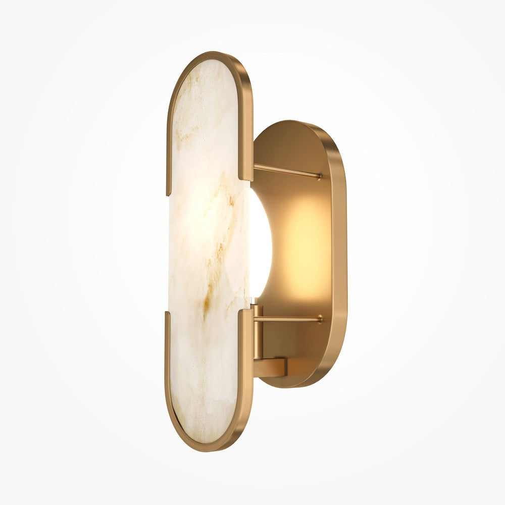 Marmo Wall Lamp With Gold And Marble Styling-Maytoni-South Charlotte Fine Lighting