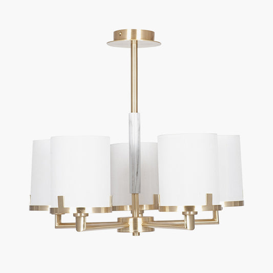 Midland pendant lights gold with marble effect