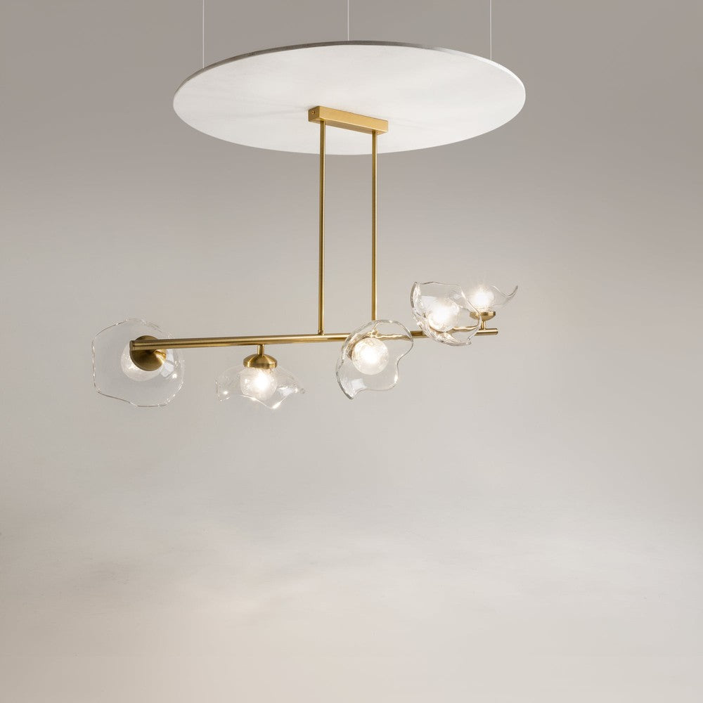 Miracle Pendant Lamp With Brass Styling - Five Lights-Maytoni-South Charlotte Fine Lighting