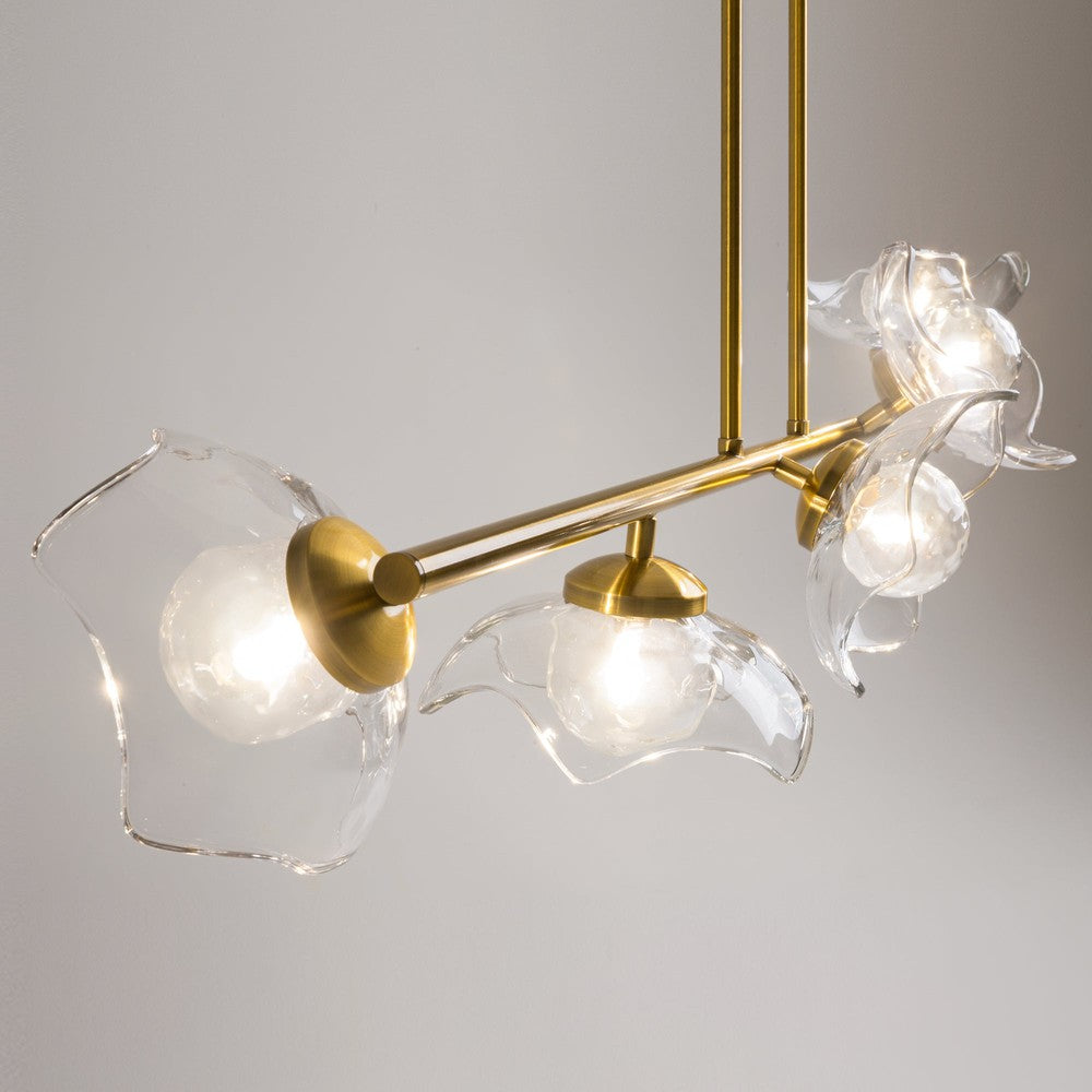 Miracle Pendant Lamp With Brass Styling - Five Lights-Maytoni-South Charlotte Fine Lighting