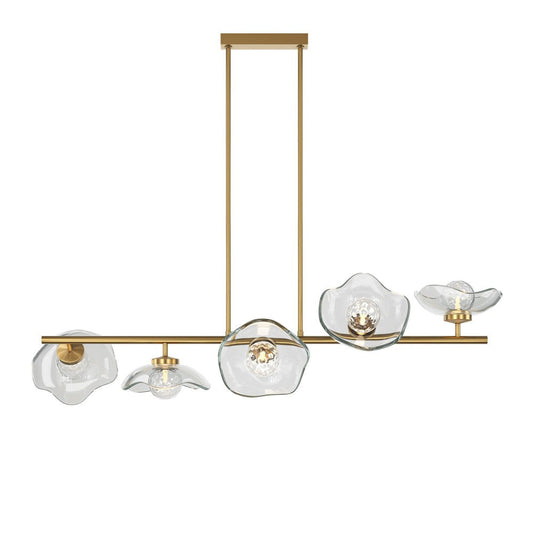 Miracle Pendant Lamp With Brass Styling - Five Lights-Maytoni-South Charlotte Fine Lighting