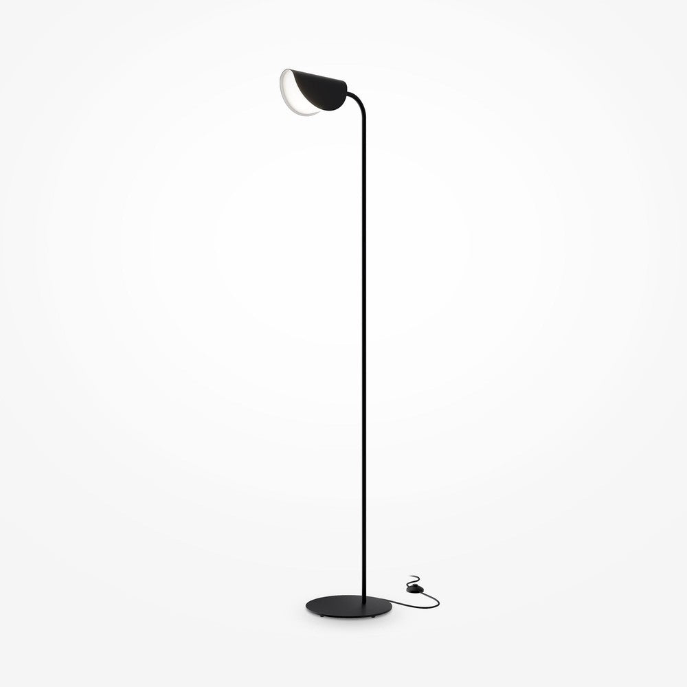 Mollis Floor Lamp In Black-Maytoni-South Charlotte Fine Lighting