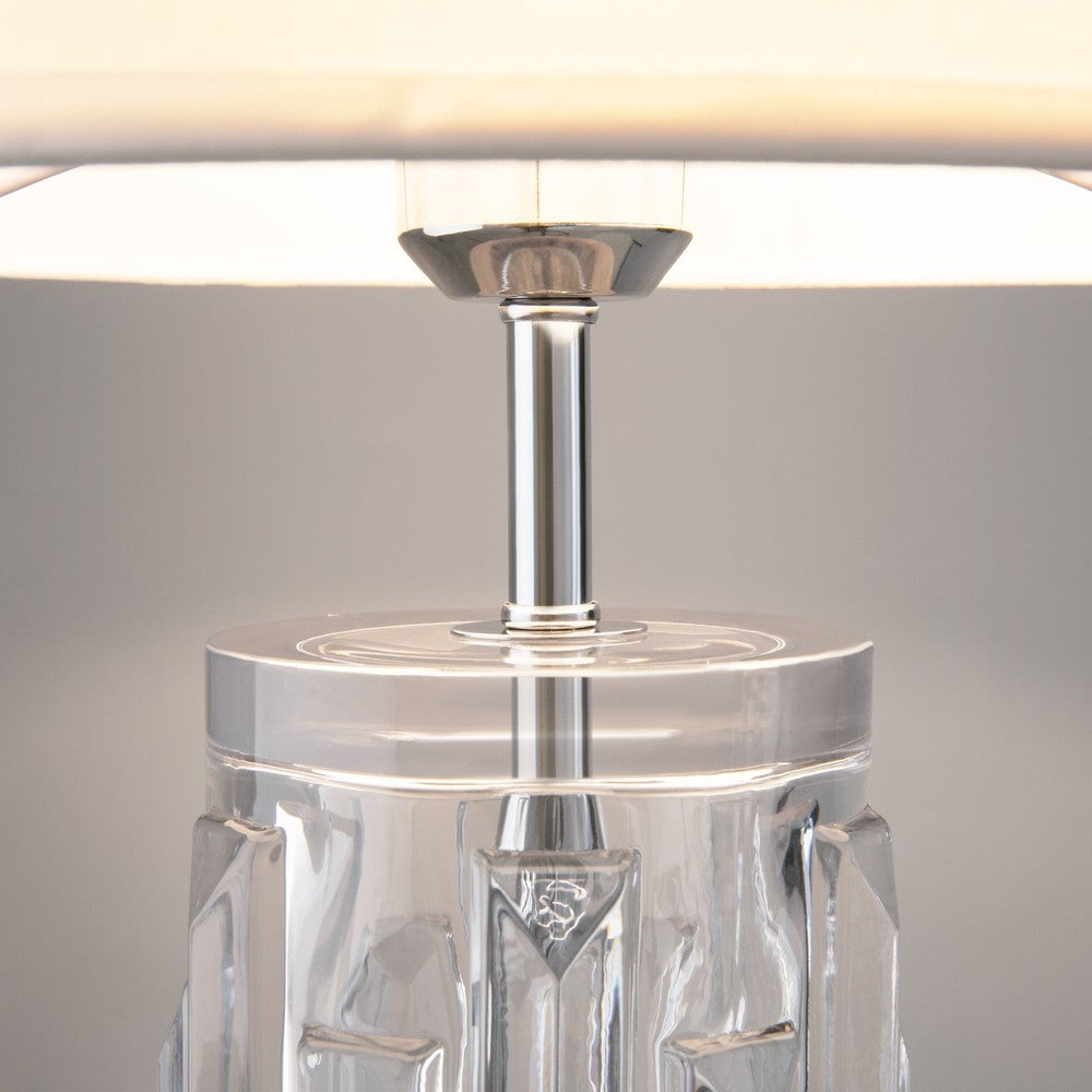 Muse Table Lamp With Chrome Styling-Maytoni-South Charlotte Fine Lighting