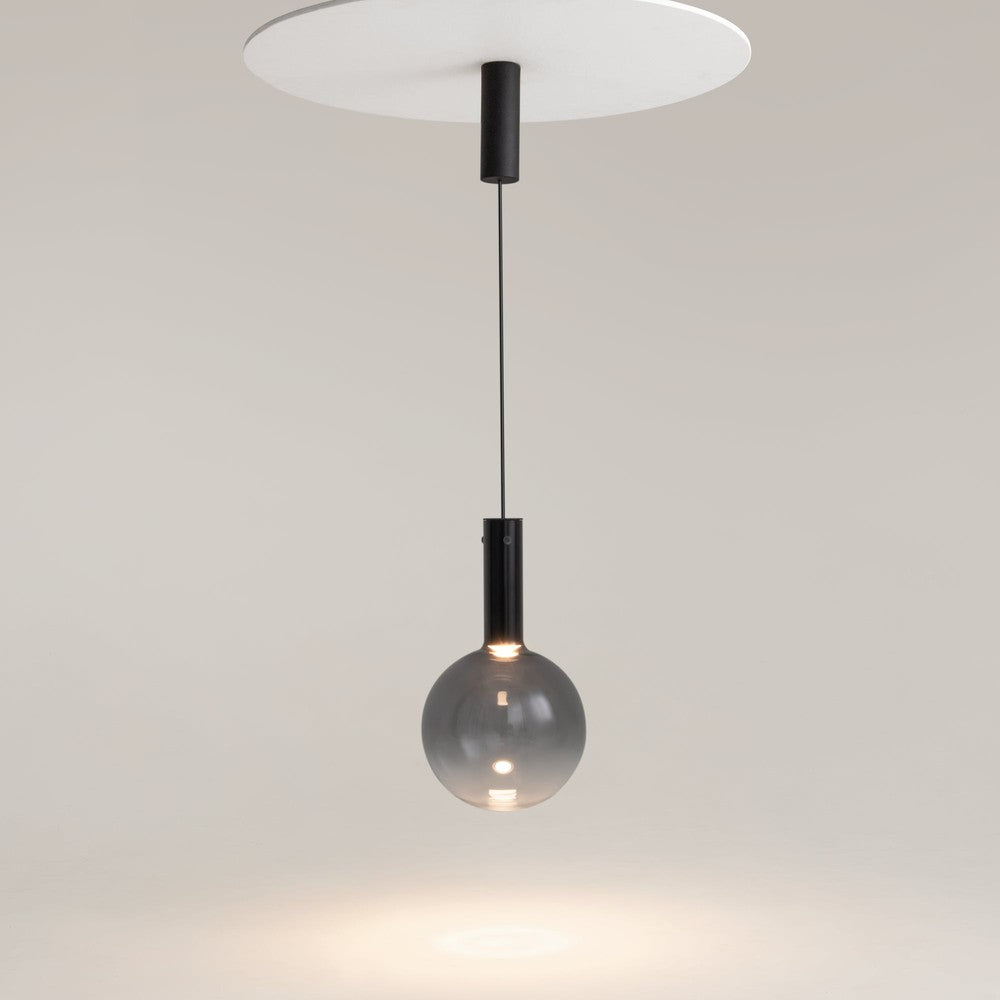 Nebula Pendant Lamp In Black - Large-Maytoni-South Charlotte Fine Lighting