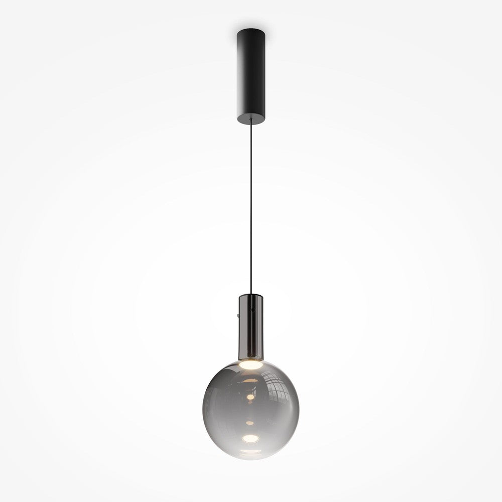 Nebula Pendant Lamp In Black - Medium-Maytoni-South Charlotte Fine Lighting