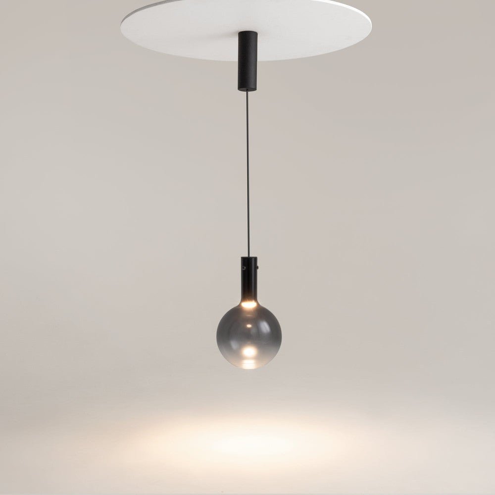 Nebula Pendant Lamp In Black - Medium-Maytoni-South Charlotte Fine Lighting