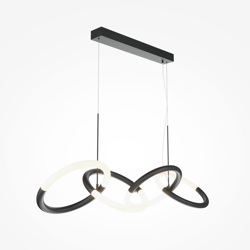 Node Pendant Lamp In Black-Maytoni-South Charlotte Fine Lighting