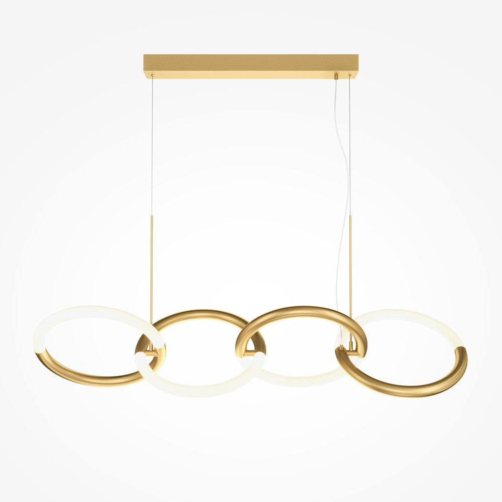 Node Pendant Linear Lamp With Gold Styling-Maytoni-South Charlotte Fine Lighting