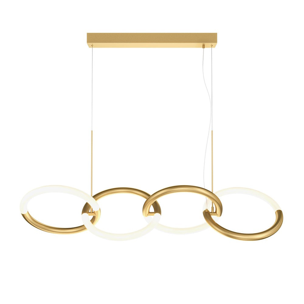 Node Pendant Linear Lamp With Gold Styling-Maytoni-South Charlotte Fine Lighting