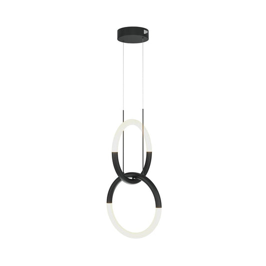 Node Vertical Pendant Lamp In Black-Maytoni-South Charlotte Fine Lighting