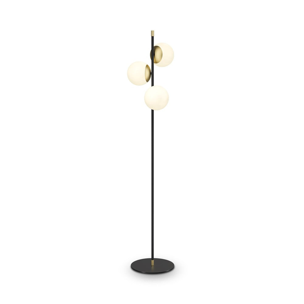 Nostalgia Floor Lamp With Gold Styling-Maytoni-South Charlotte Fine Lighting