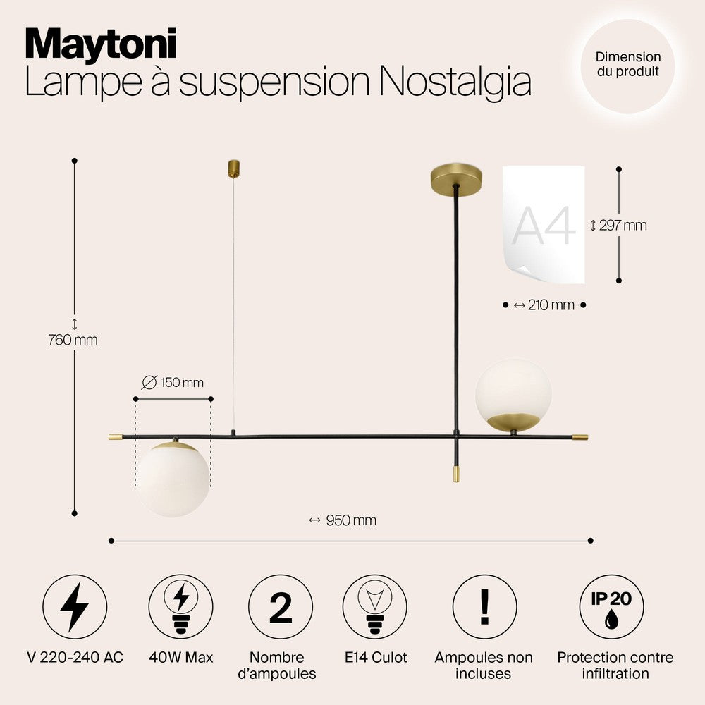 Nostalgia Pendant Lamp Lines With Gold Styling-Maytoni-South Charlotte Fine Lighting