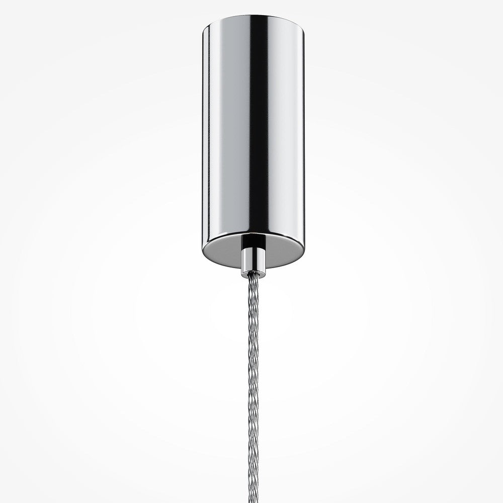 Ordo Long Pendant Lamp With Chrome Styling-Maytoni-South Charlotte Fine Lighting