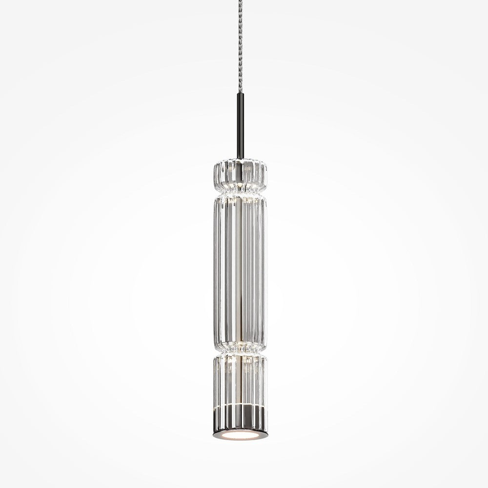 Ordo Pendant Lamp With Chrome Styling-Maytoni-South Charlotte Fine Lighting