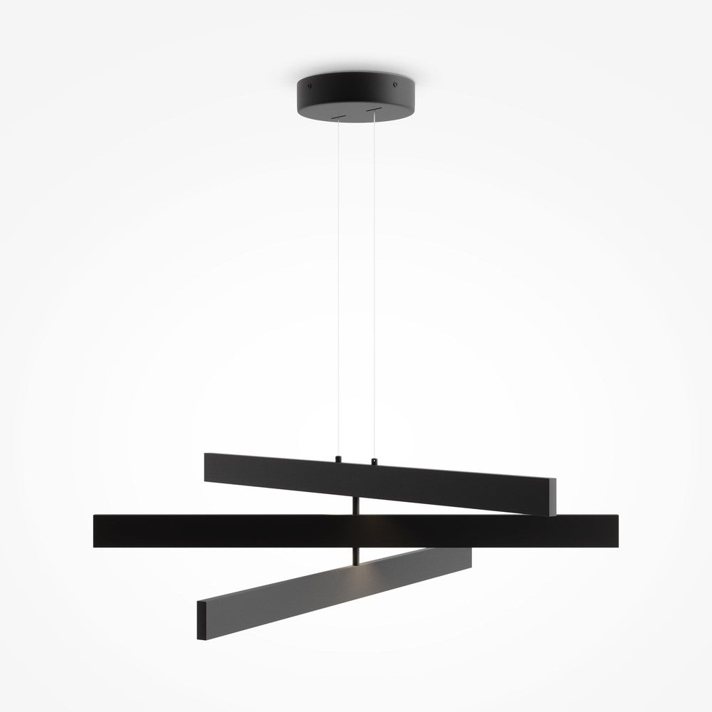 Origami Pendant Lamp In Black-Maytoni-South Charlotte Fine Lighting