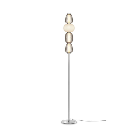 Pattern Floor Lamp With Chrome Styling-Maytoni-South Charlotte Fine Lighting