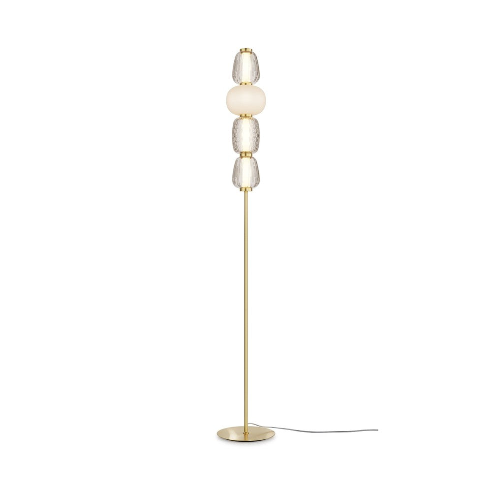 Pattern Floor Lamp With Gold Styling-Maytoni-South Charlotte Fine Lighting