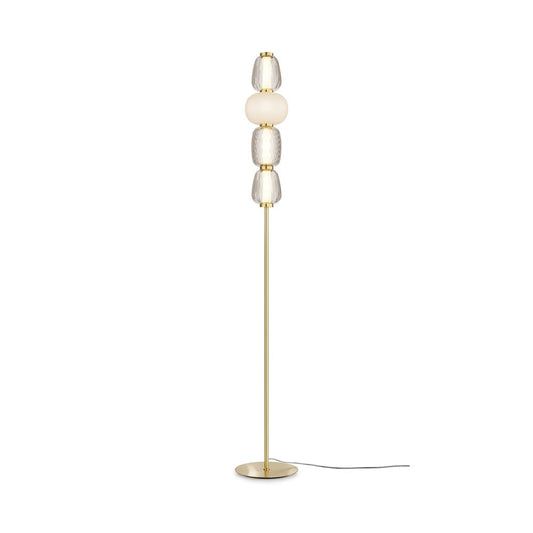 Pattern Floor Lamp With Gold Styling-Maytoni-South Charlotte Fine Lighting