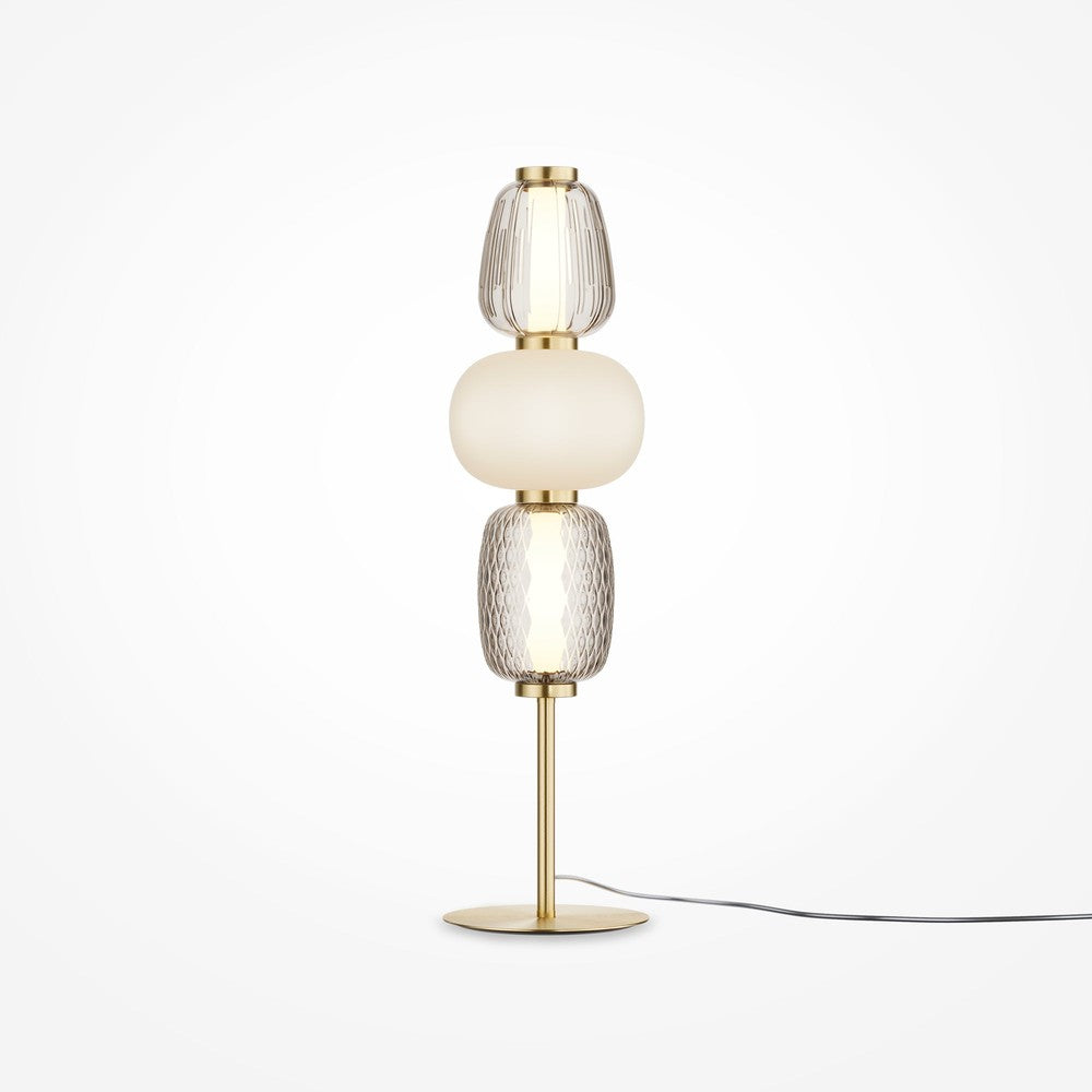 Pattern Table Lamp With Gold Styling-Maytoni-South Charlotte Fine Lighting