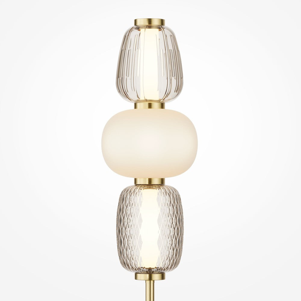 Pattern Table Lamp With Gold Styling-Maytoni-South Charlotte Fine Lighting