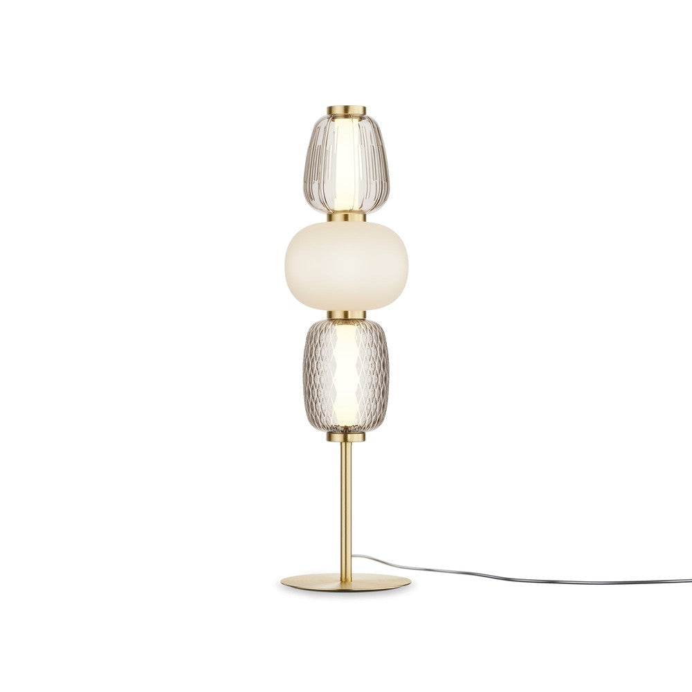 Pattern Table Lamp With Gold Styling-Maytoni-South Charlotte Fine Lighting