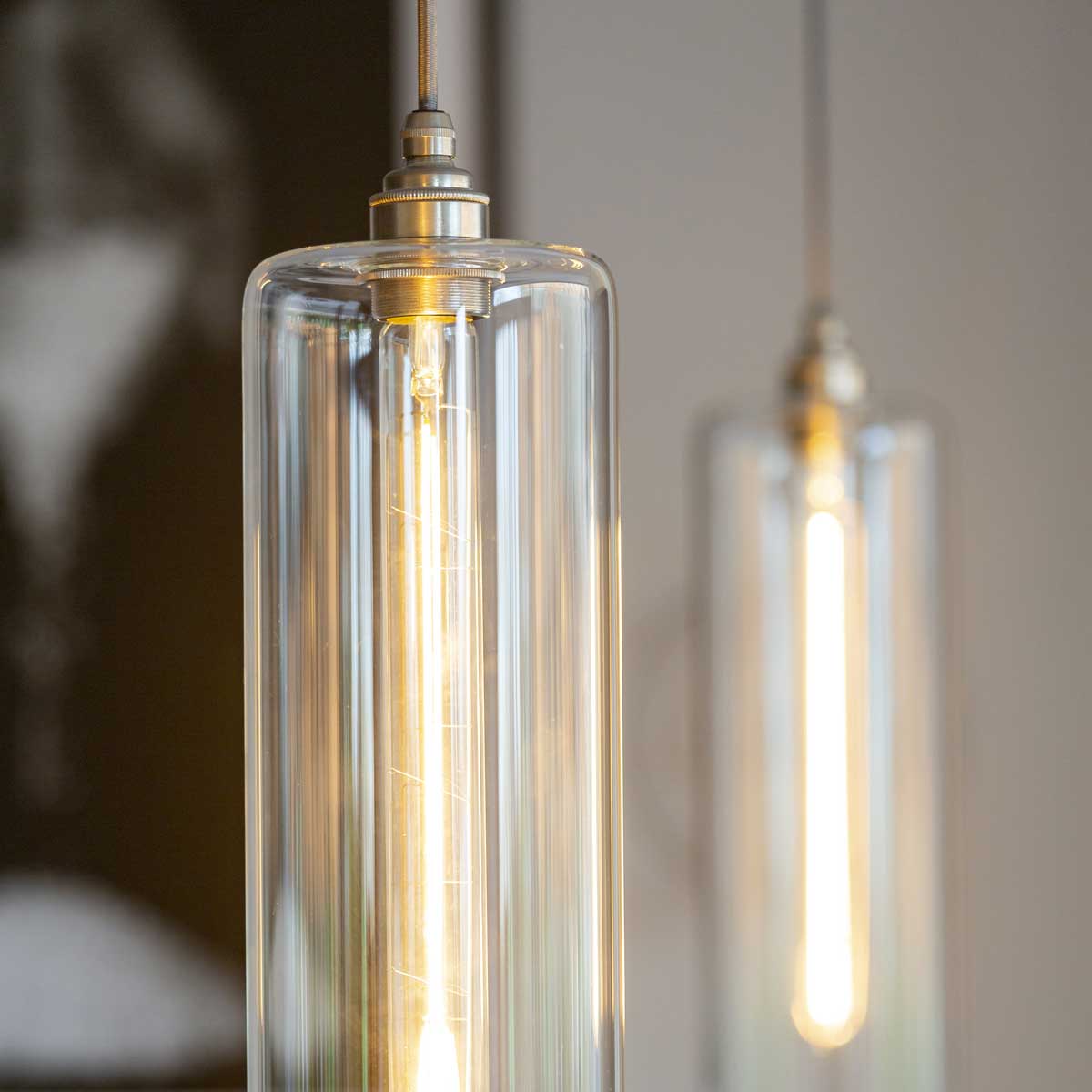 Piccadilly hand-blown glass pendant light for homes and commercial premises