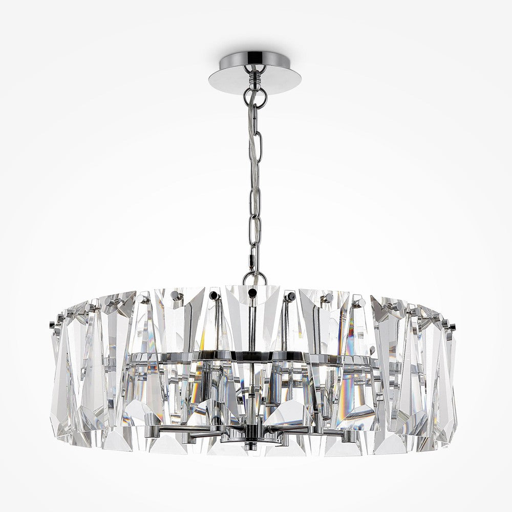 Puntes Chandelier With Chrome Styling - Small-Maytoni-South Charlotte Fine Lighting