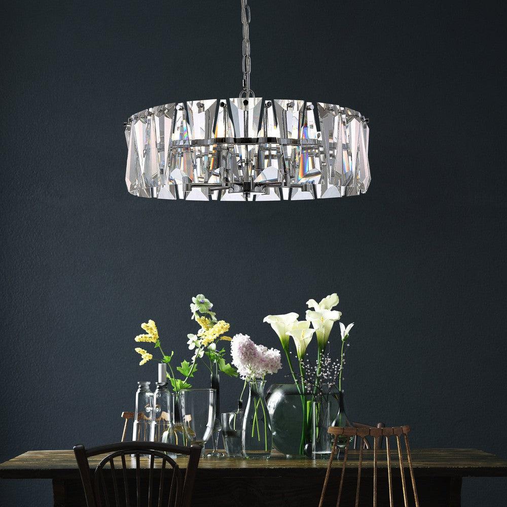 Puntes Chandelier With Chrome Styling - Small-Maytoni-South Charlotte Fine Lighting