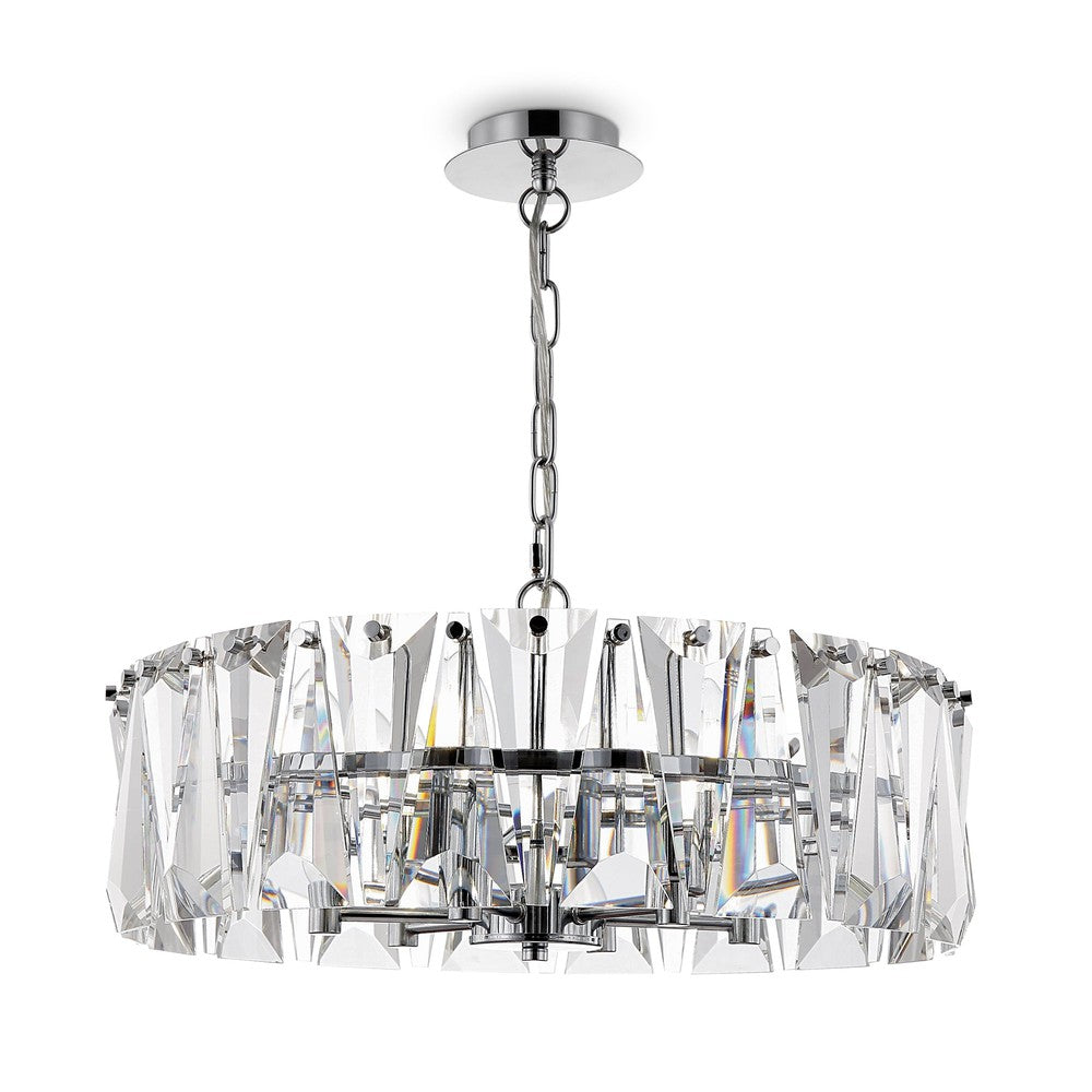 Puntes Chandelier With Chrome Styling - Small-Maytoni-South Charlotte Fine Lighting