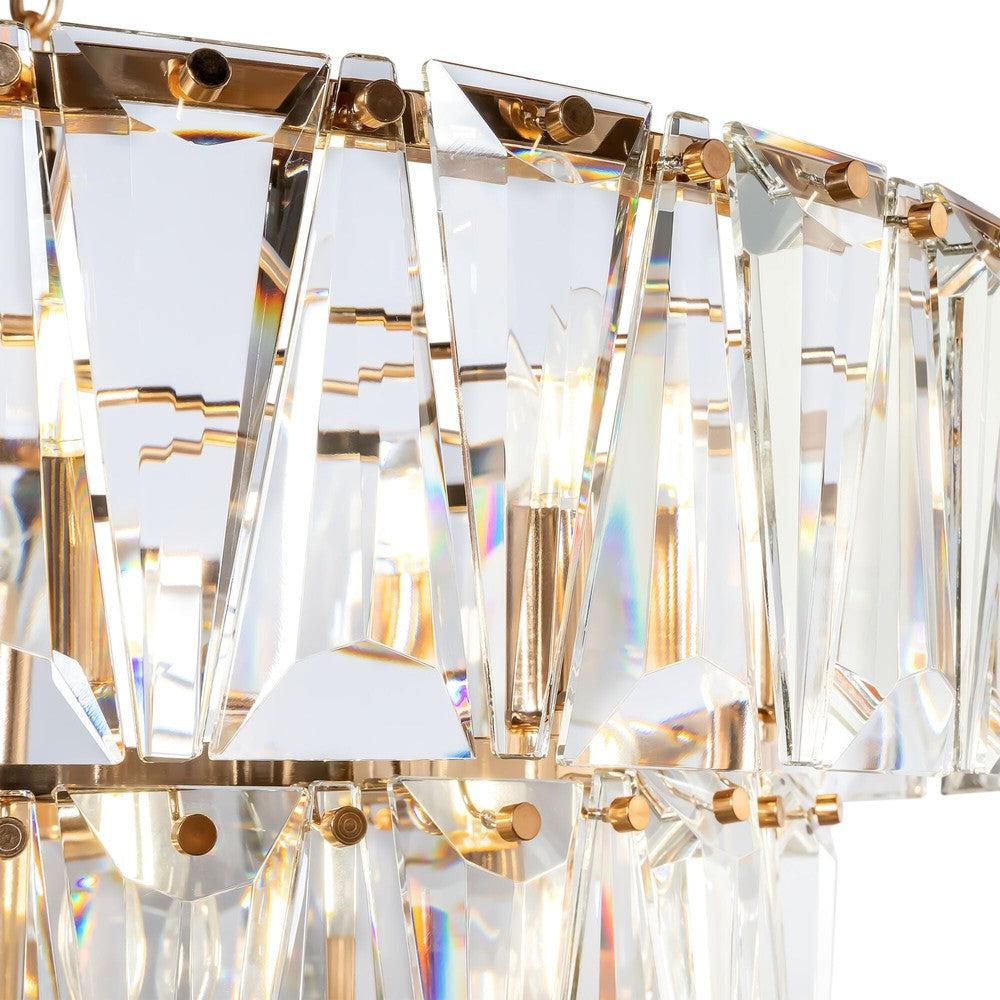 Puntes Chandelier With Gold Styling - Large-Maytoni-South Charlotte Fine Lighting