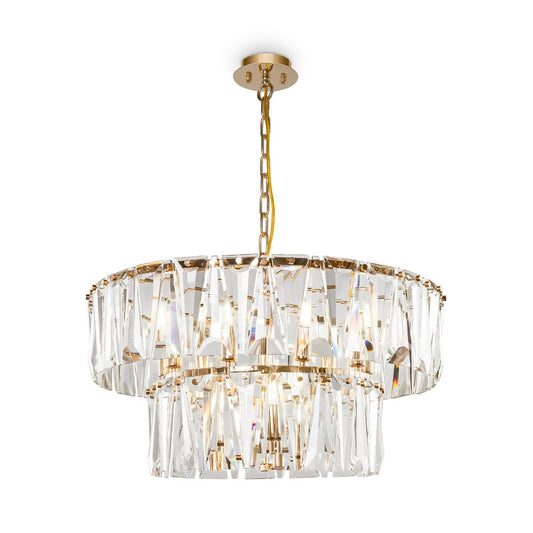 Puntes Chandelier With Gold Styling - Medium-Maytoni-South Charlotte Fine Lighting