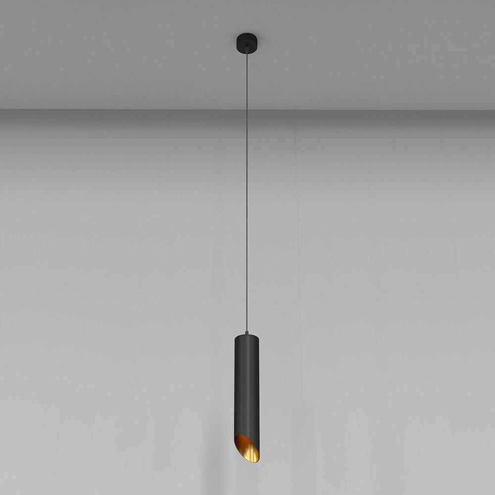 Lipari Medium Pendant Lamp Black With Gold