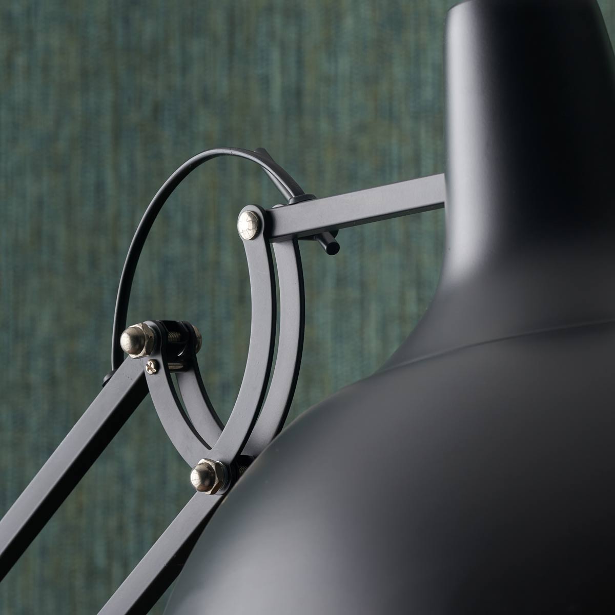 Mechanism detail on Alonzo reading lamp standing
