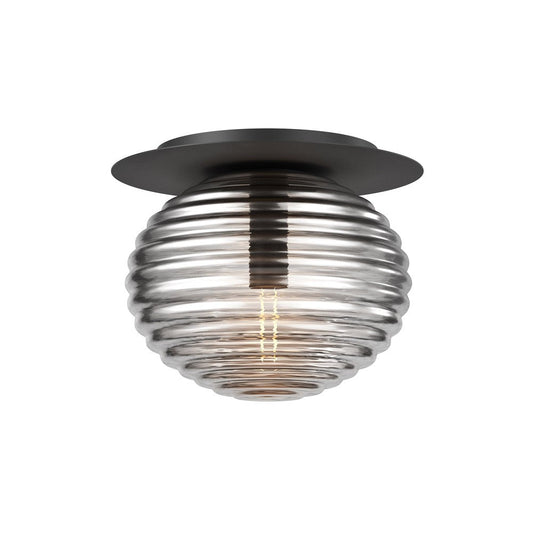 Reels Single Ceiling Lamp In Black-Maytoni-South Charlotte Fine Lighting