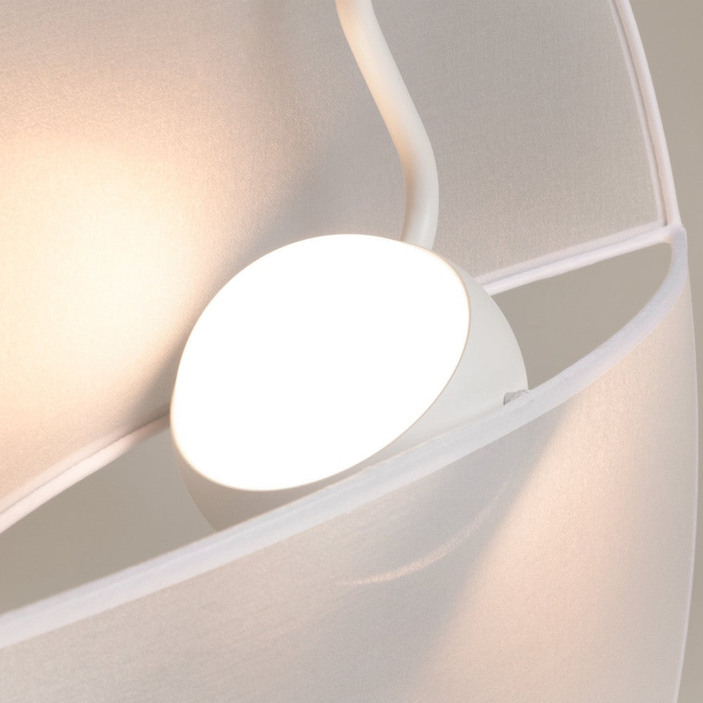 Reflex Pendant Lamp In White - Single Light-Maytoni-South Charlotte Fine Lighting