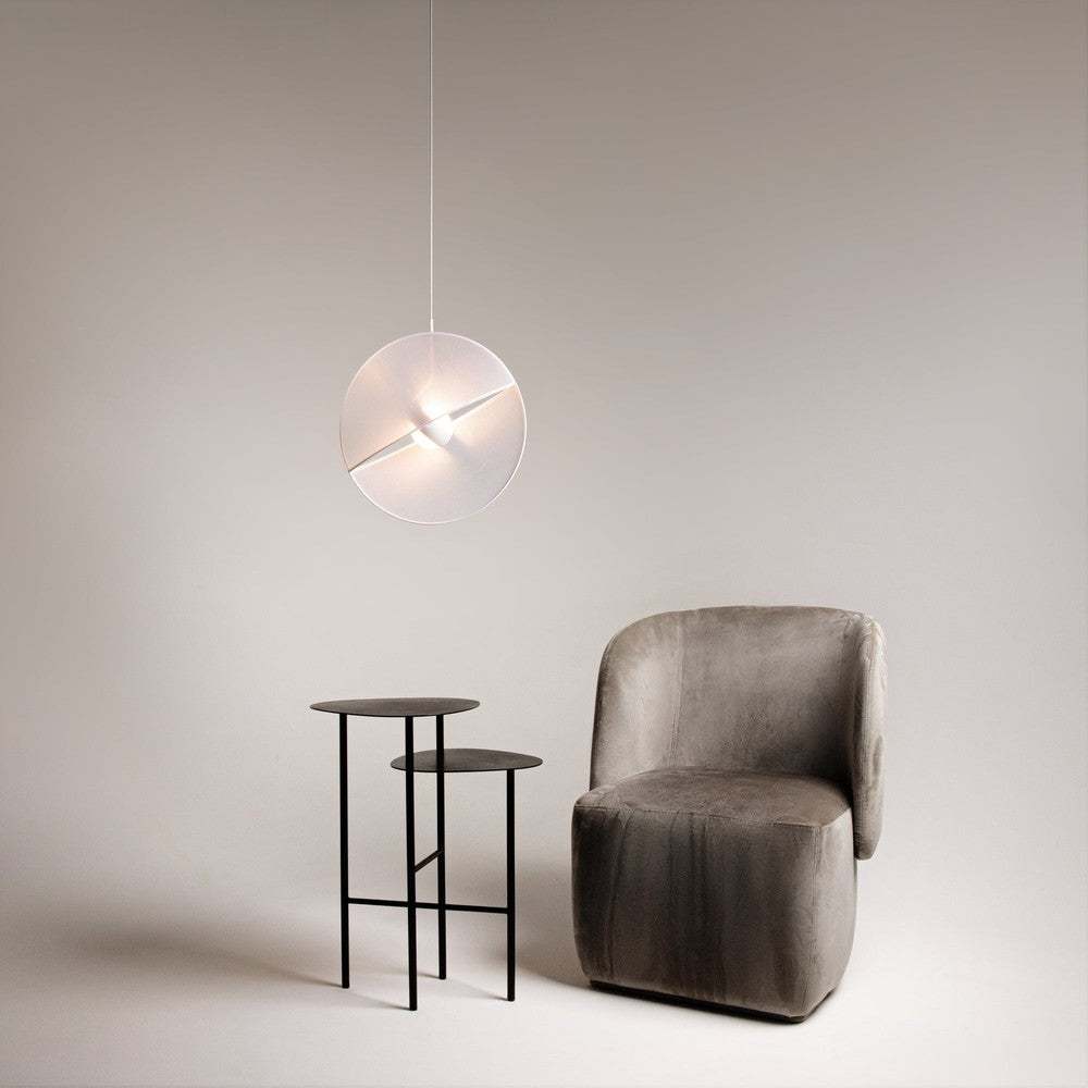 Reflex Pendant Lamp In White - Single Light-Maytoni-South Charlotte Fine Lighting