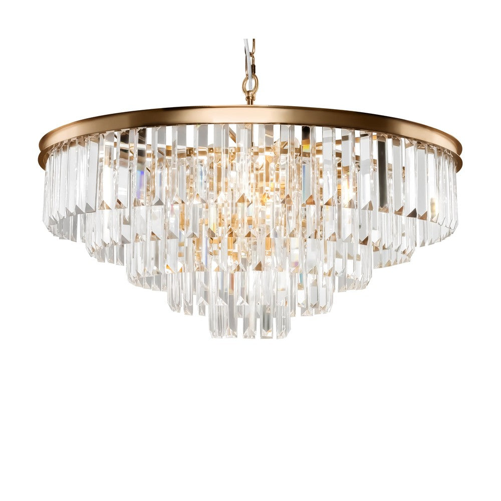 Revero Chandelier With Brass Styling-Maytoni-South Charlotte Fine Lighting