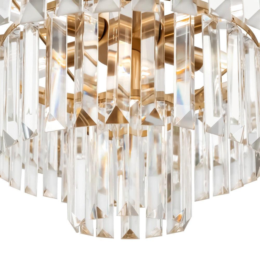 Revero Chandelier With Brass Styling - Medium-Maytoni-South Charlotte Fine Lighting