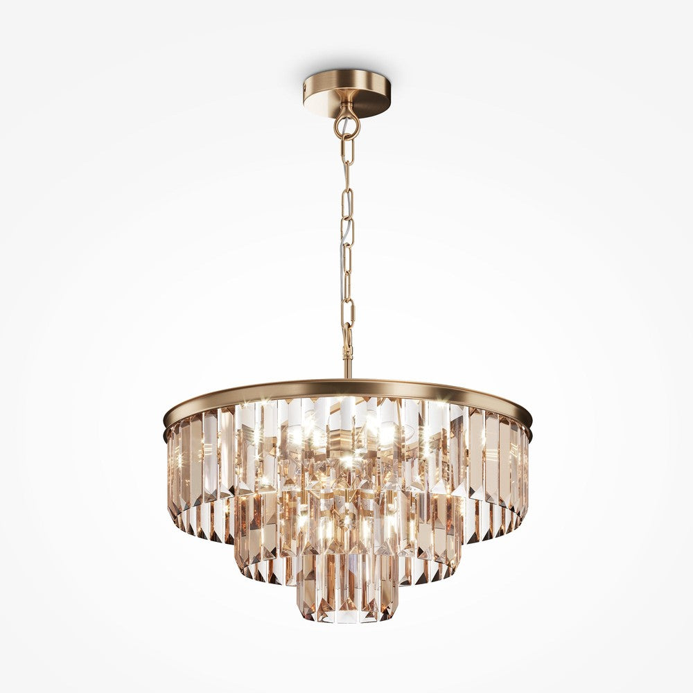 Revero Chandelier With Gold Styling-Maytoni-South Charlotte Fine Lighting